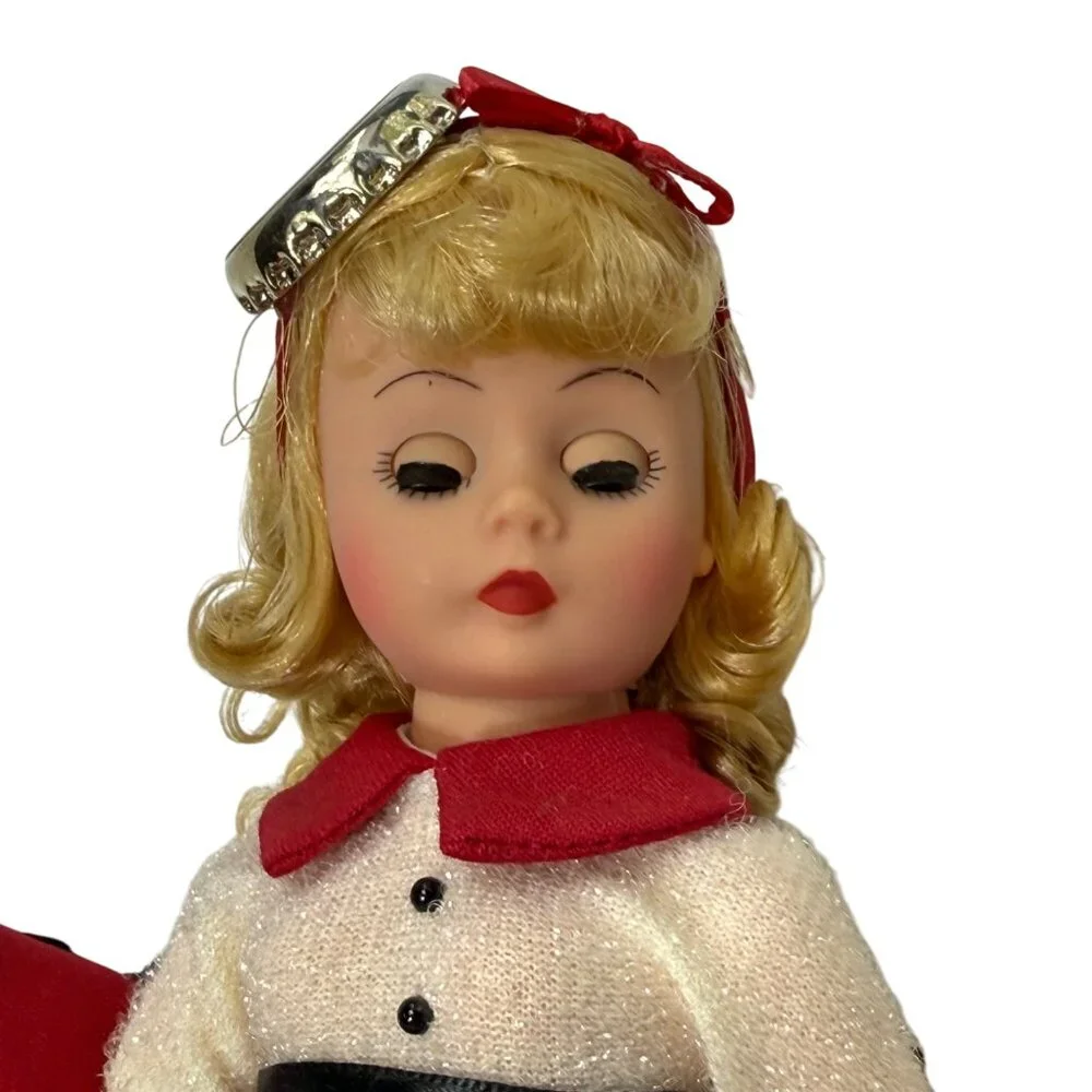 Madame Alexander Coca Cola Carhop 10” Doll 17400  Blonde Hair Blue Eyes With Box